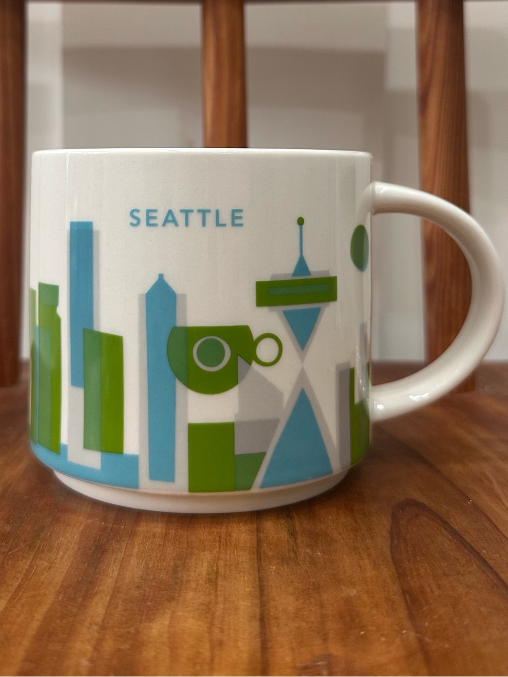 Starbucks Coffee Seattle You Are Here Collection 14oz Coffee Mug Cup